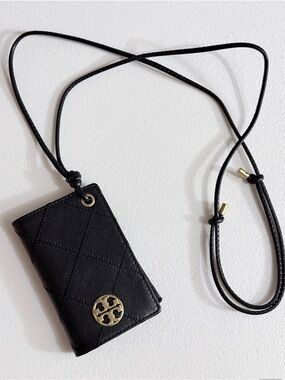 Tory Burch Black Willa Lanyard NWT